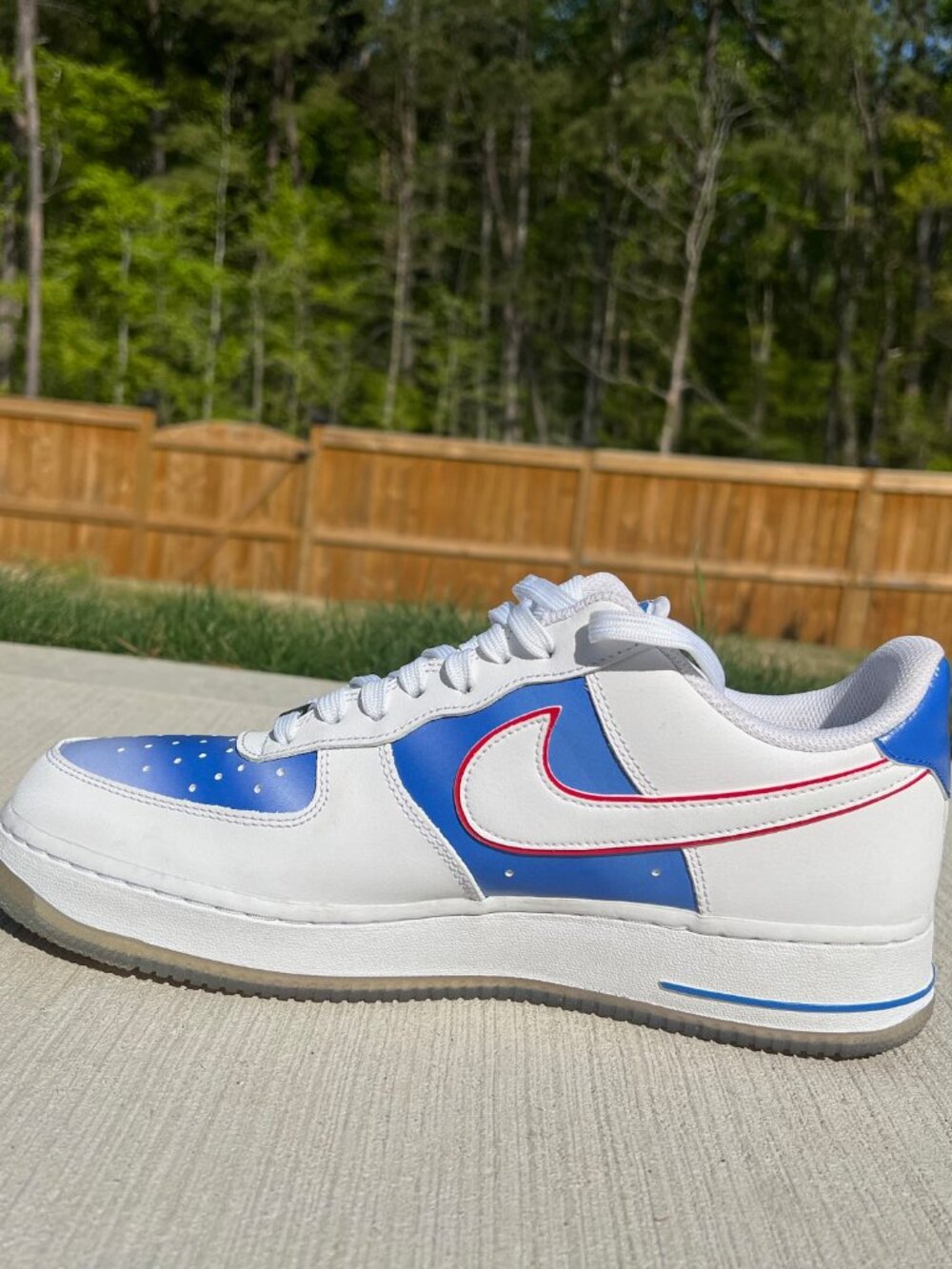 Nike air force 1 low New Jersey Nets hardwood classics 100% authentic - Picture 6 of 14